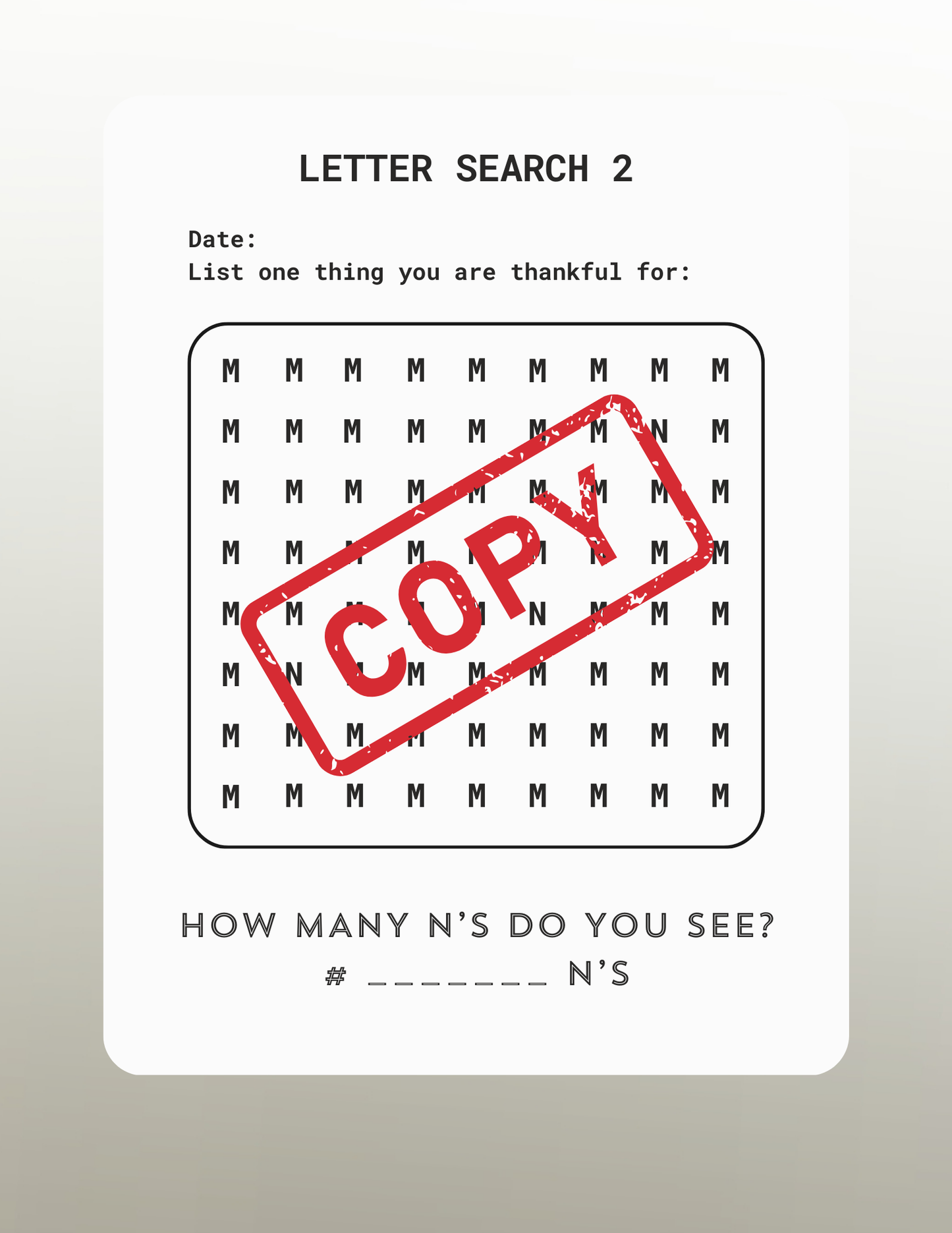 EBOOK: TURN OFF YOUR MIND- ACTIVITY BOOK