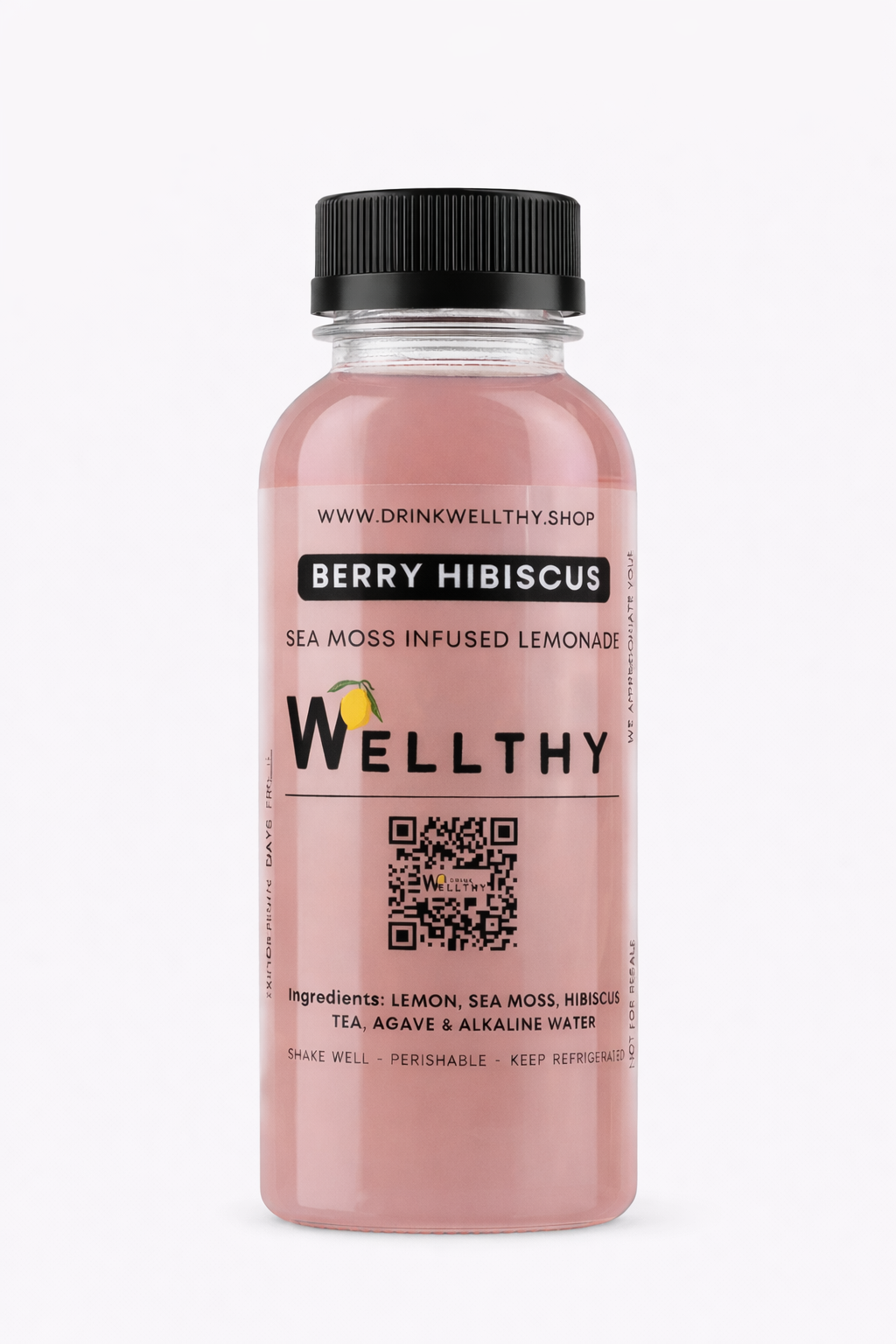 Berry Hibiscus Sea Moss Lemonade