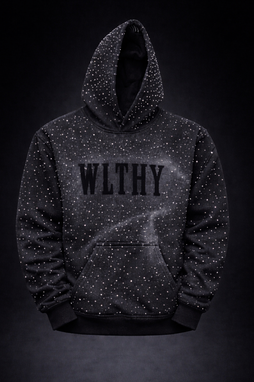 WELLTHY City Hoodie- Black