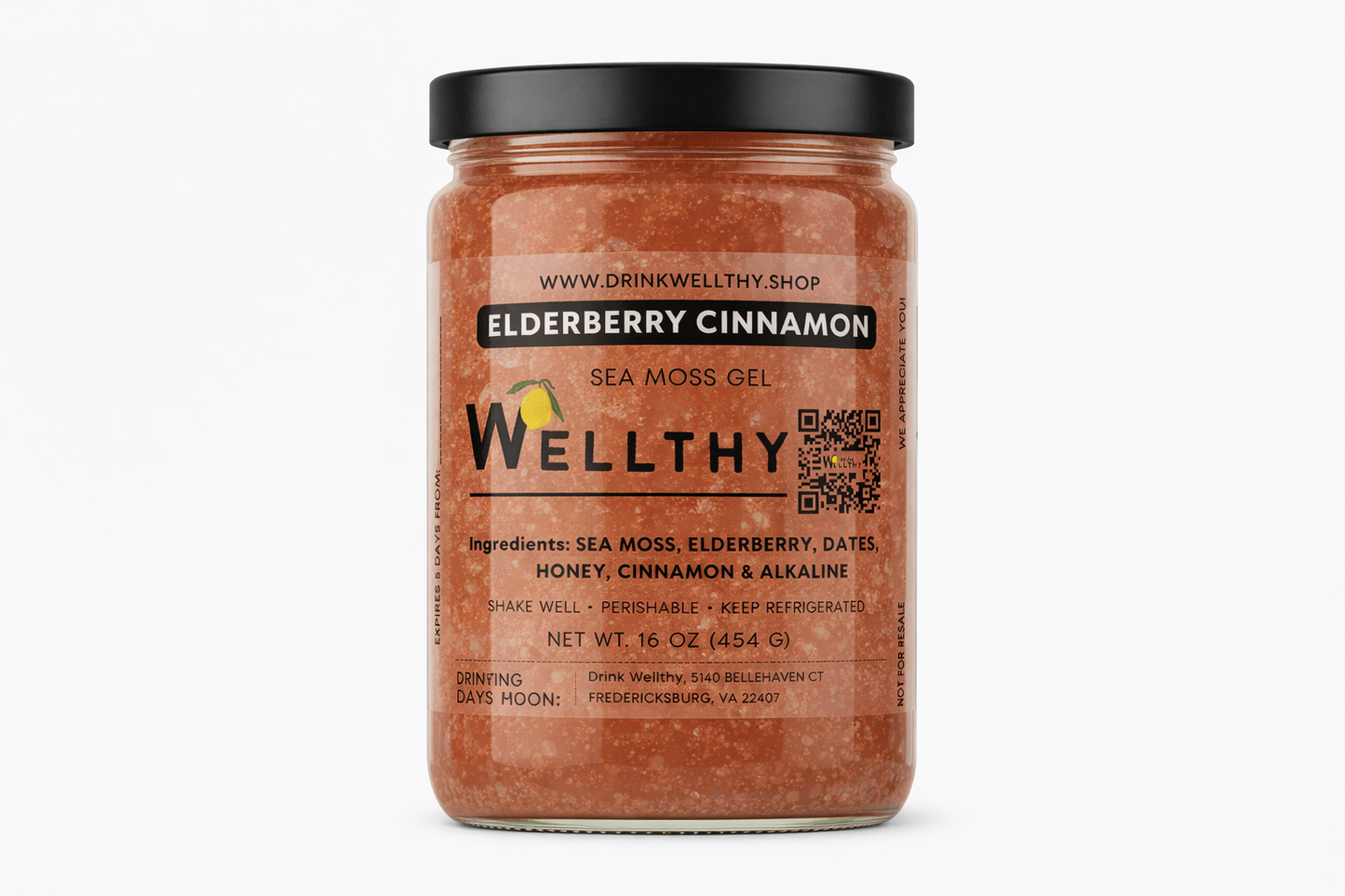 Elderberry Cinnamon Sea Moss Gel
