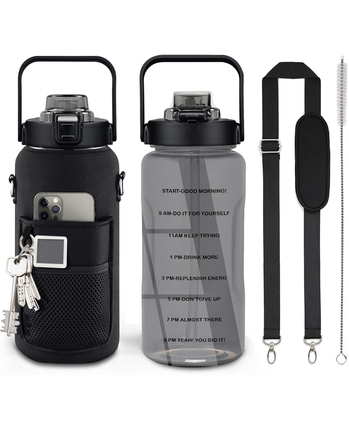 Motivational On-The-Go Water Bottle