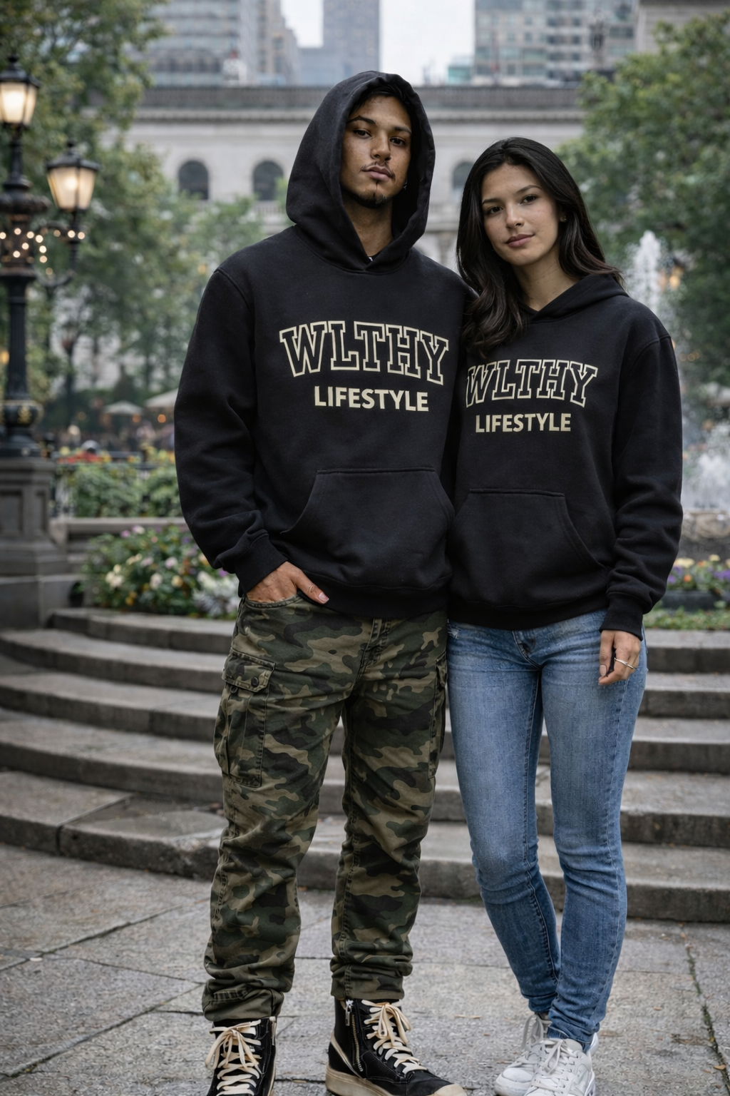WELLTHY Essential Hoodie- Black