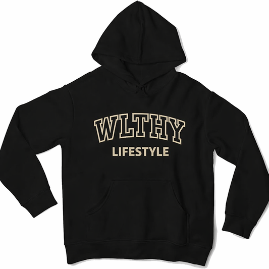 WELLTHY Essential Hoodie- Black