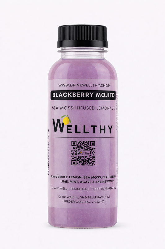 Blackberry Mojito Sea Moss Lemonade