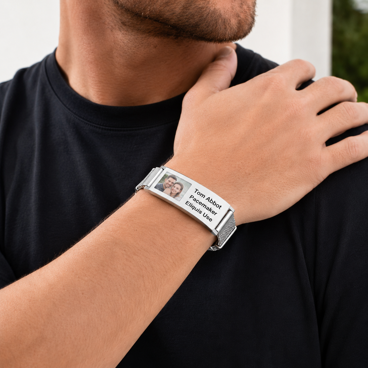 WELLTHY Photo Medical Alert Bracelet